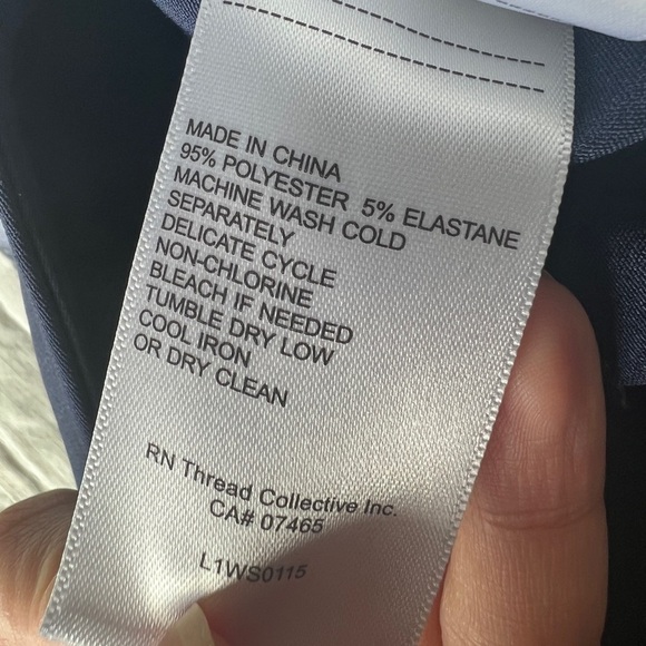 Laundry by Shelli Segal Womens Navy Trouser Work Formal Everyday Casual Pants 8 - Picture 7 of 11